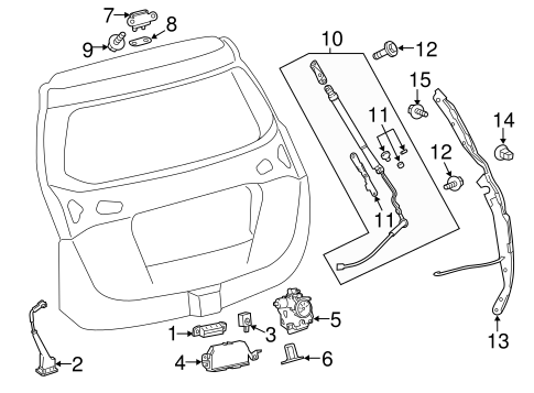 BODY/LIFTGATE for 2014 Toyota RAV4 #1