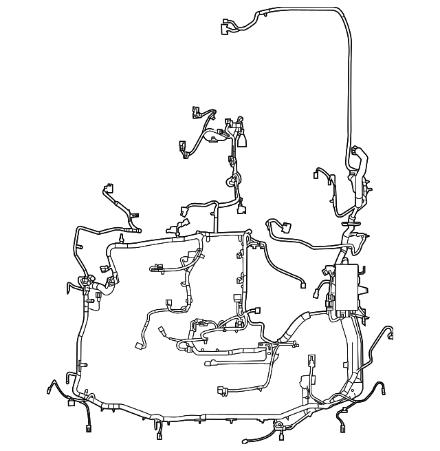 3L9Z14398GA Деталь ENGINE HARNESS