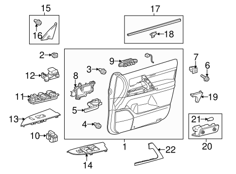 ELECTRICAL/POWER SEATS for 2013 Toyota Land Cruiser #1