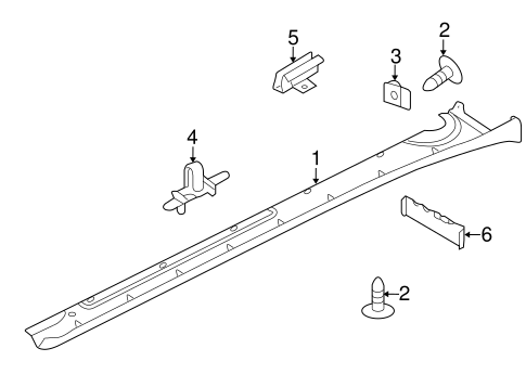 911 EXTERIOR TRIM - PILLARS 2