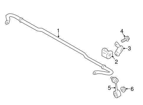 REAR SUSPENSION/STABILIZER BAR & COMPONENTS for 2013 Scion FR-S #1