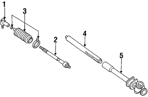 Tracer STEERING GEAR & LINKAGE 4