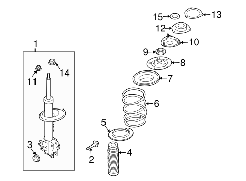 Struts & Components for 2007 Infiniti FX35 #0