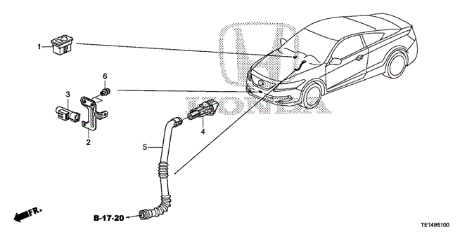 Body/Air Conditioning/A/C Sensor for 2012 Honda ACCORD COUPE #1