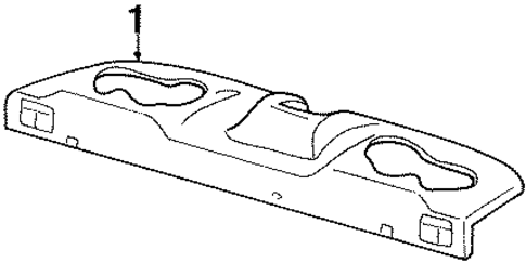 Bonneville INTERIOR TRIM - REAR BODY
