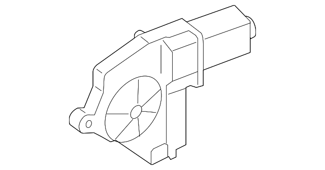 LR016353 Деталь WINDOW MOTOR, LEFT