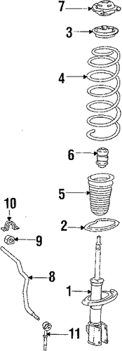 9000 STRUTS & SUSPENSION COMPONENTS