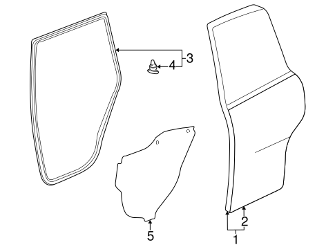 BODY/DOOR & COMPONENTS for 1997 Toyota RAV4 #1