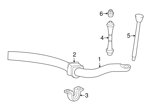 Mountaineer STABILIZER BAR & COMPONENTS 2