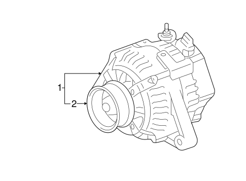 ELECTRICAL/ALTERNATOR for 2014 Toyota Camry #1