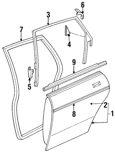 XJ12 DOOR & COMPONENTS
