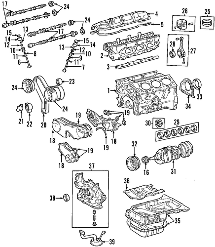 ENGINE/ENGINE for 2006 Toyota Highlander #1