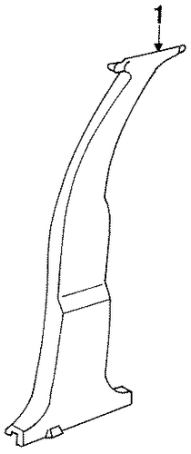 LeBaron INTERIOR TRIM - PILLARS