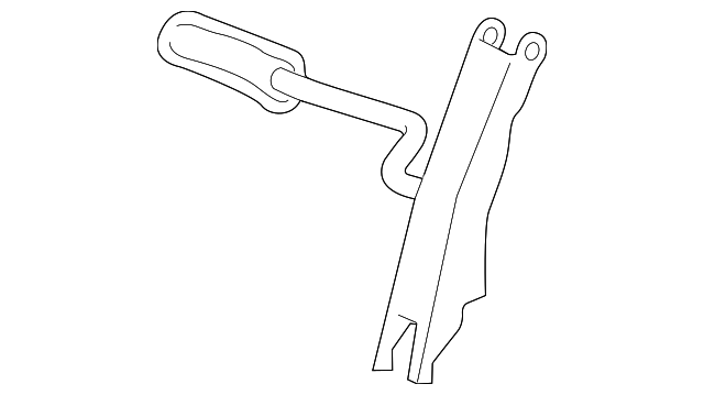 DT1Z-17606A50-D Деталь RELEASE HANDLE, RIGHT