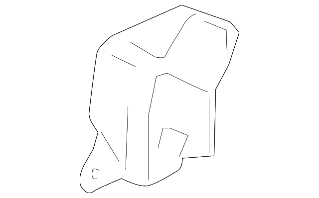 DT1Z-1761693-GA Деталь LATCH COVER, RIGHT