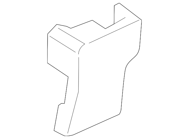 DT1Z-1761693-EA Деталь LATCH COVER, LEFT