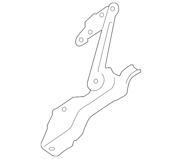 DT1Z17600A50B Деталь PIVOT BRACKET, RIGHT