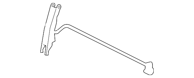 DT1Z-17606A51-B Деталь RELEASE HANDLE, LEFT