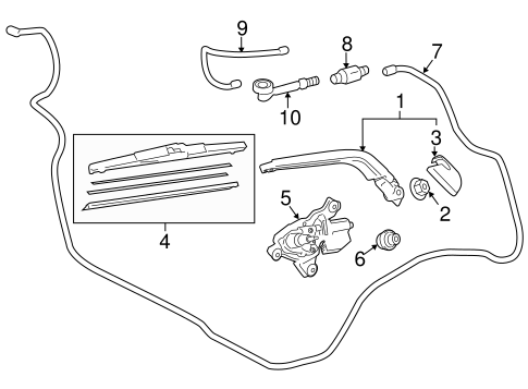 BODY/WIPER & WASHER COMPONENTS for 2015 Scion iQ #2