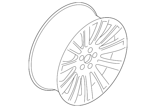 BA5Z-1007-B WHEEL, ALLOY