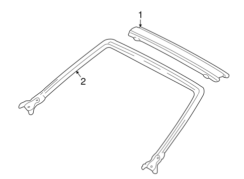 BODY/WINDSHIELD HEADER & COMPONENTS for 2005 Toyota MR2 Spyder #1
