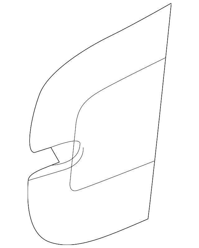 AG1Z-13404-K Деталь BACKUP LAMP, RIGHT