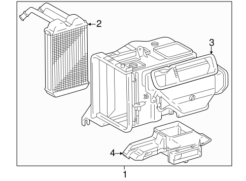HVAC/HEATER COMPONENTS for 1996 Toyota RAV4 #1