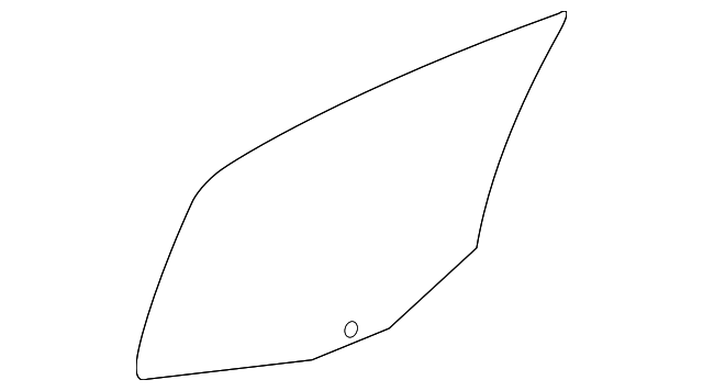 15231950 Деталь MOVEABLE GLASS, RIGHT