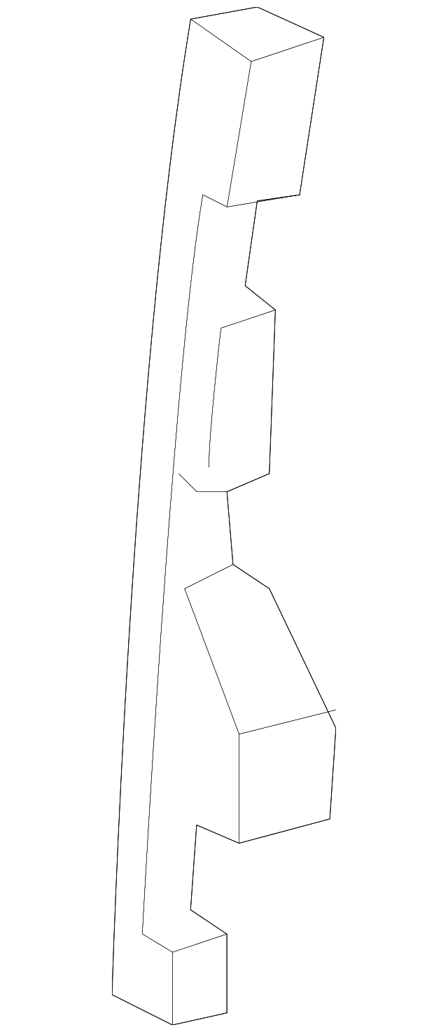 22634377 Деталь GUIDE CHANNEL, LEFT