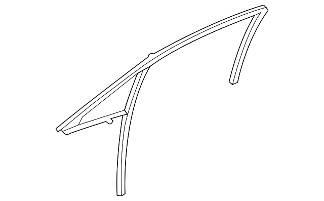 25842591 Деталь FIXED GLASS, RIGHT