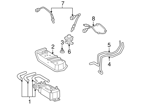EMISSION SYSTEM/EMISSION COMPONENTS for 2004 Toyota MR2 Spyder #2