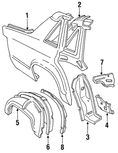 Marquis QUARTER PANEL