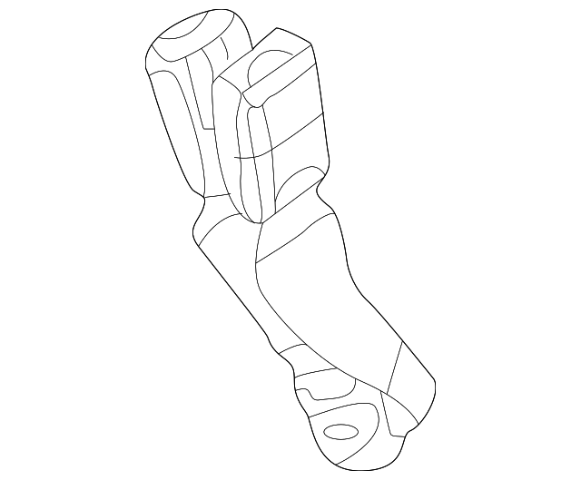 15890308 Деталь BUCKLE END, LEFT