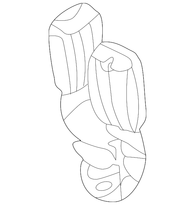 15890305 Деталь BUCKLE END, RIGHT