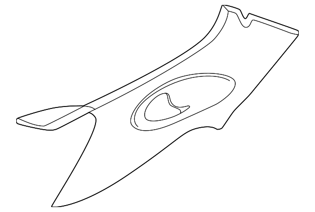 XR817795AGM Деталь UPPER QTR TRIM, RIGHT