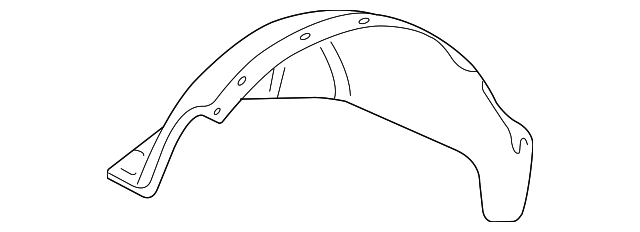 15186612 FENDER LINER, LEFT