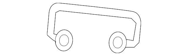 12798399 Деталь SEAT BELT GUIDE, RIGHT
