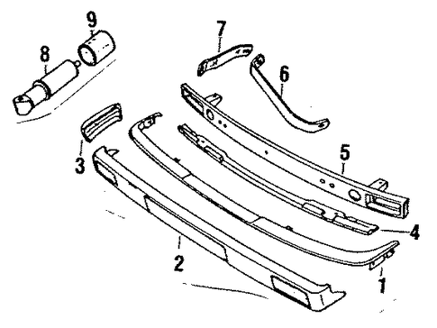 XJ6 BUMPER & COMPONENTS - FRONT