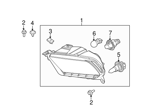 Electrical/Headlamp Components for 2014 Ford Mustang #3