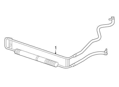 XF POWER STEERING OIL COOLER