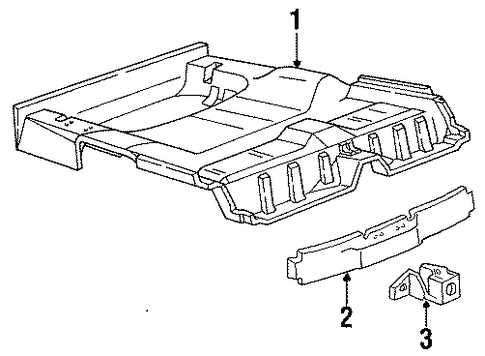 Sable REAR FLOOR & RAILS