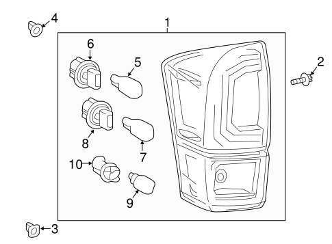 ELECTRICAL/BULBS - CHASSIS for 2016 Toyota Tacoma #3