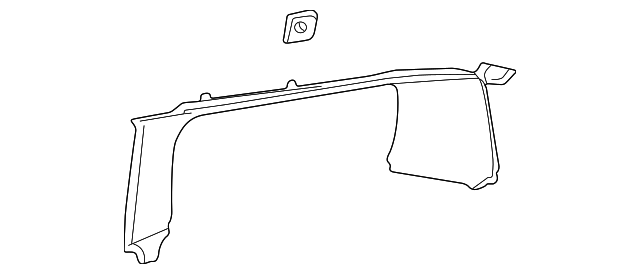 90440377 Деталь QTR GLASS TRIM, LEFT