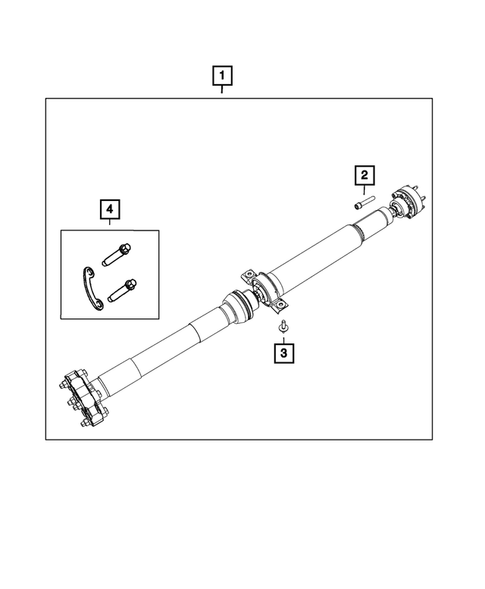 Drive Shaft for 2016 Jeep Grand Cherokee #0