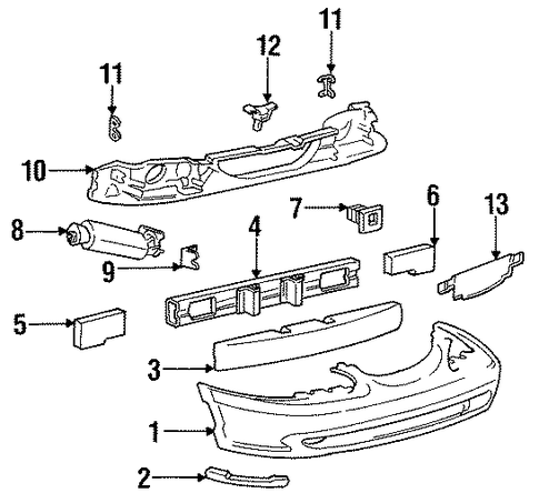 Mustang BUMPER & COMPONENTS - FRONT