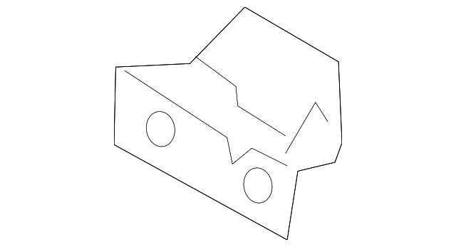 DT1Z-16K039-A Деталь LOWER BRACKET, LEFT