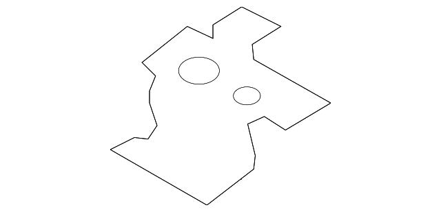 DT1Z-61513A82-A Деталь UPPER SUPPORT BRACKET, RIGHT