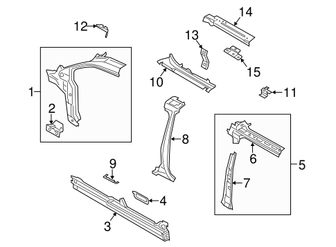 Transit Connect HINGE PILLAR 2