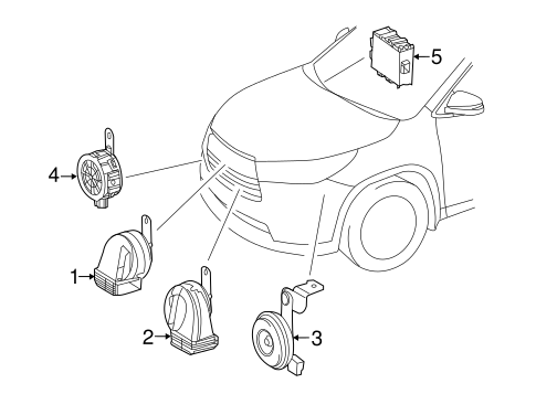 ELECTRICAL/ANTI-THEFT COMPONENTS for 2014 Toyota Highlander #1