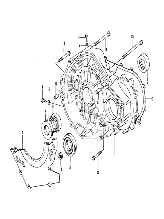 TRANSMISSION - HONDAMATIC/HMT TORQUE CONVERTER CASE for 1975 Honda CIVIC 1200 HATCHBACK #1
